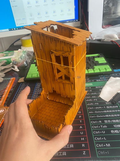 Dice Tower Broken House Castle