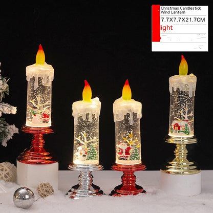 Christmas Decoration Candle Light Desktop