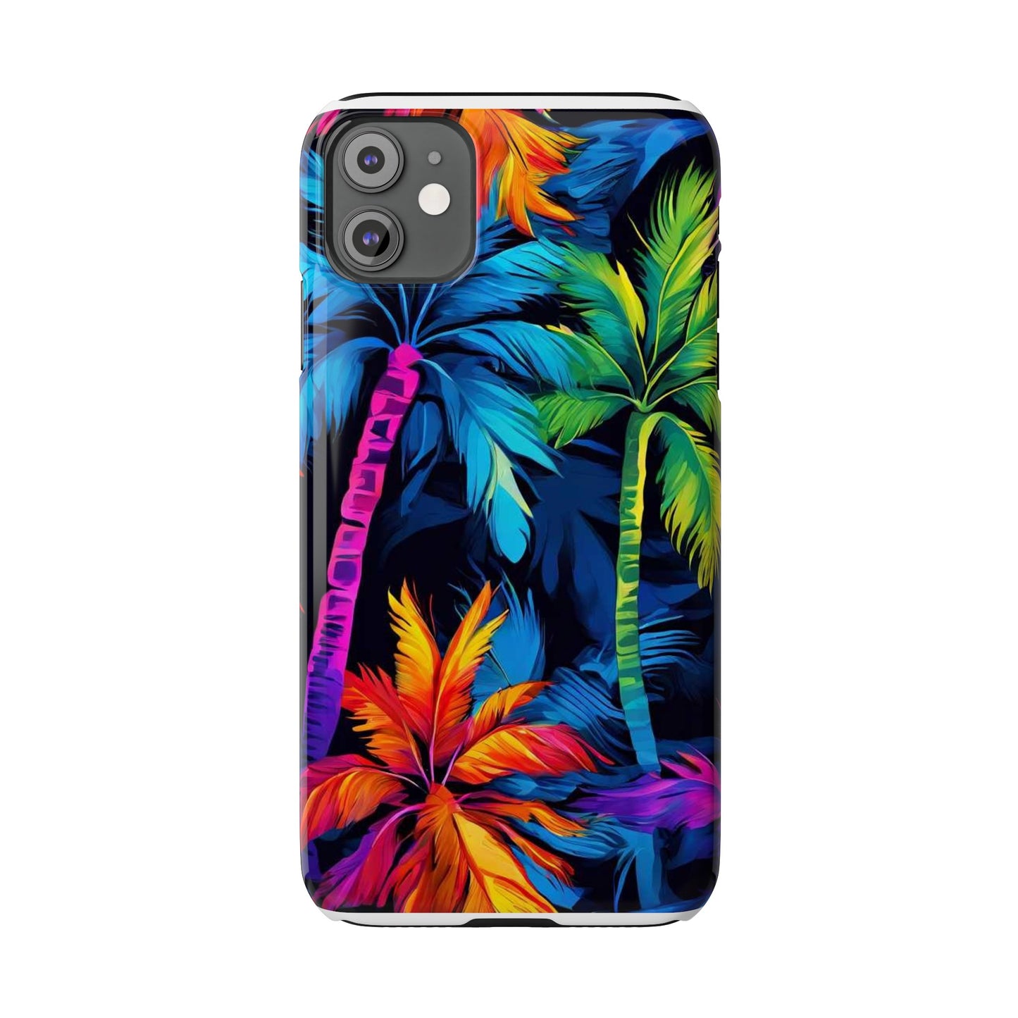 Dark Palm Slim Phone Cases