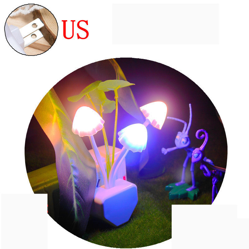 Light Control Dream Mushroom Led Night Light