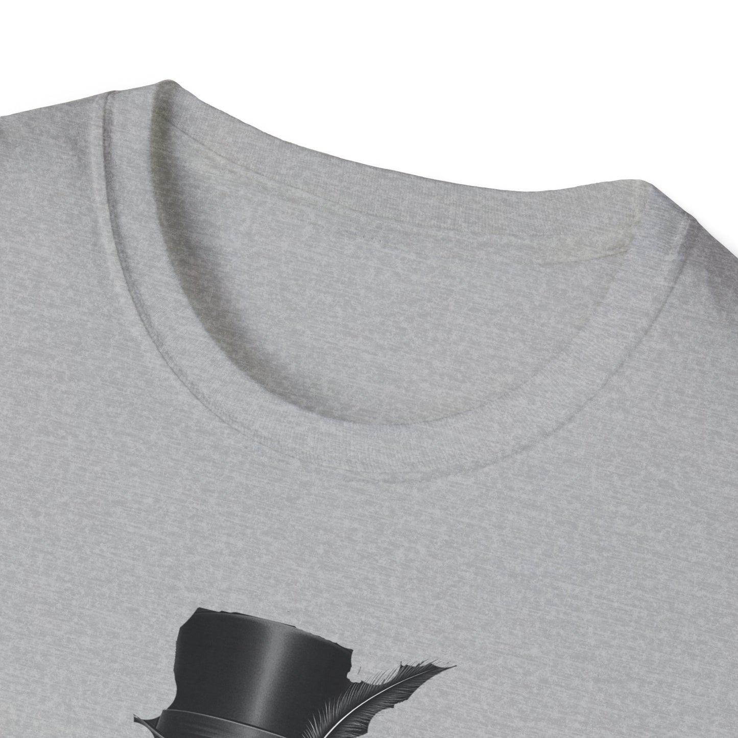 Dapper Dans Top Hat Emporium T-Shirt, Skeleton Shirt, Unisex Graphic Tee, Halloween Apparel, Unique Gift for Goth Style