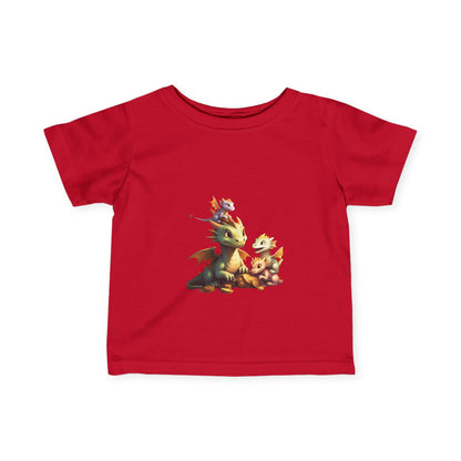 Whimsical Dragon Infant T-Shirt | Cute Baby Tee for Adventurous Kids