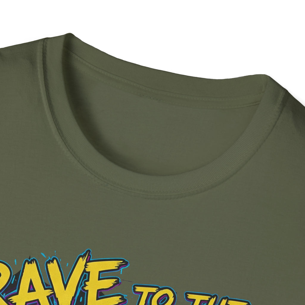 Rave to the Grave Unisex T-Shirt | Festival Wear, Halloween Costume, Gift for Party Lovers, Music Festival Tee, Graphic Shirt