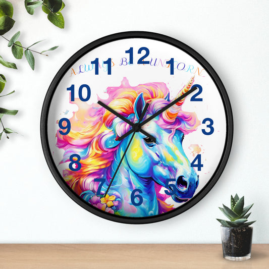 Always Be A Unicorn Wall Clock