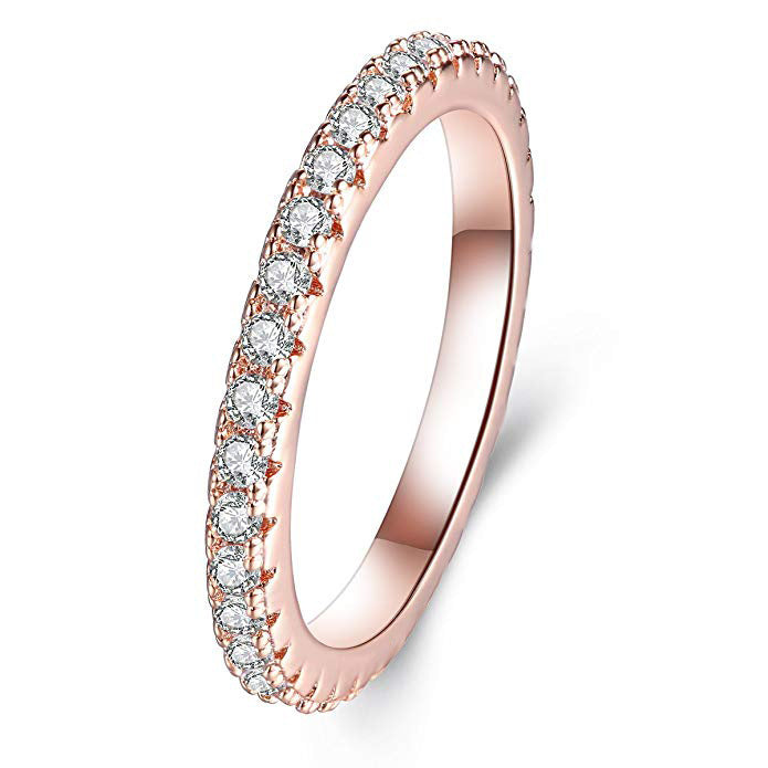 Hot Sale Classic Eight Hearts And Eight Arrows Carat Artificial Diamond Ring