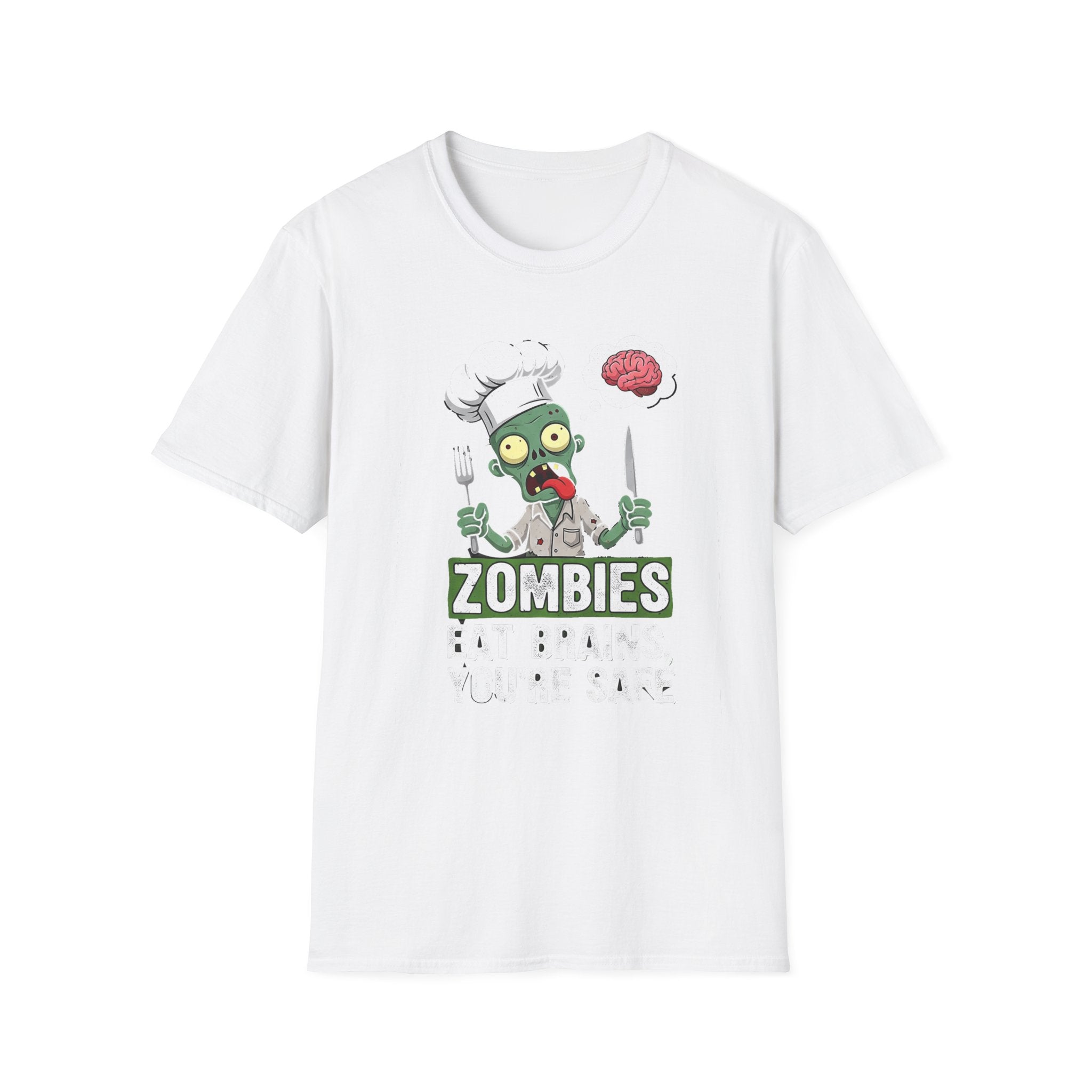 Zombie Chef T-Shirt, Funny Unisex Tee, Halloween Apparel, Gift for Foodies, Quirky Graphic Tee, Casual Wear