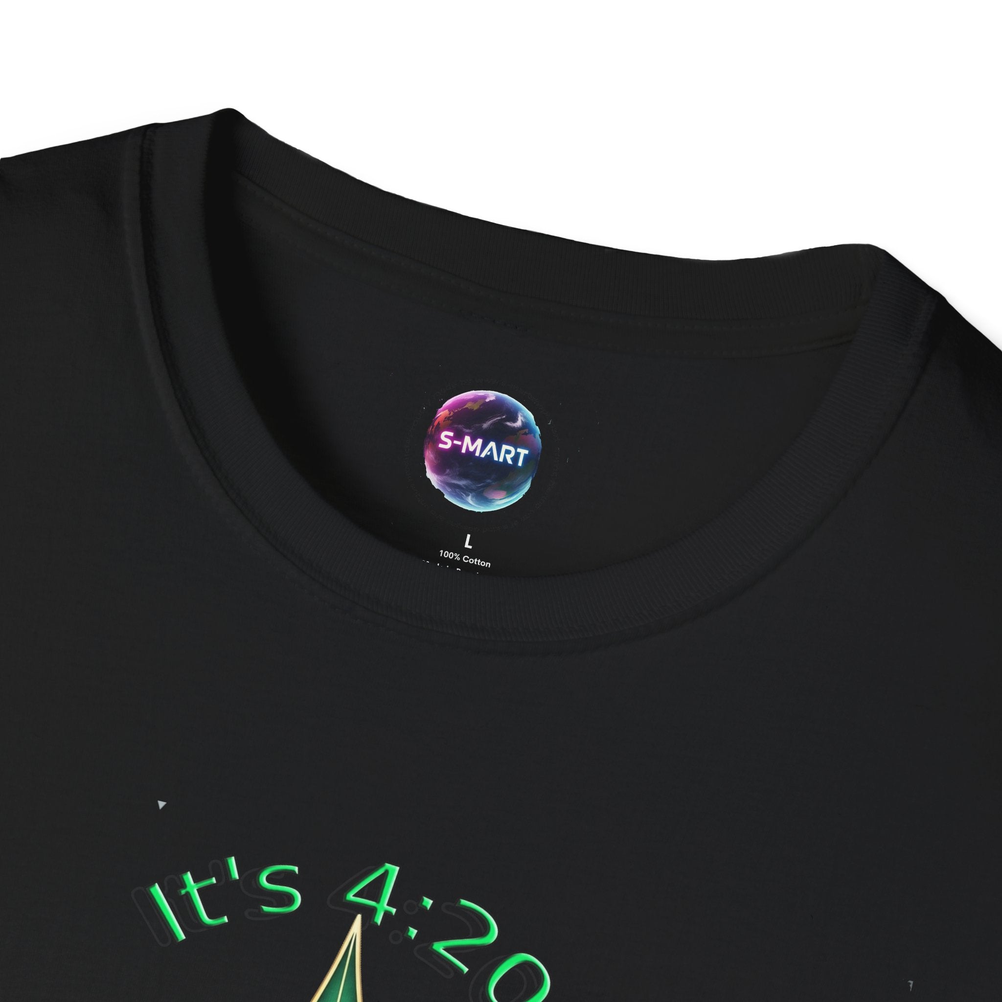 It's 420 Somewhere Vibes Unisex T-Shirt - Perfect for Cannabis Enthusiasts, Gifts, Festivals, Casual Wear, and Celebrations! - S-Mart Shop Smart Treasures