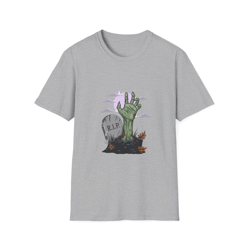 Spooky Graveyard T-Shirt, Halloween Tee, Unisex Graphic Shirt, R.I.P Tee, Funny Halloween Costume, Autumn Fashion