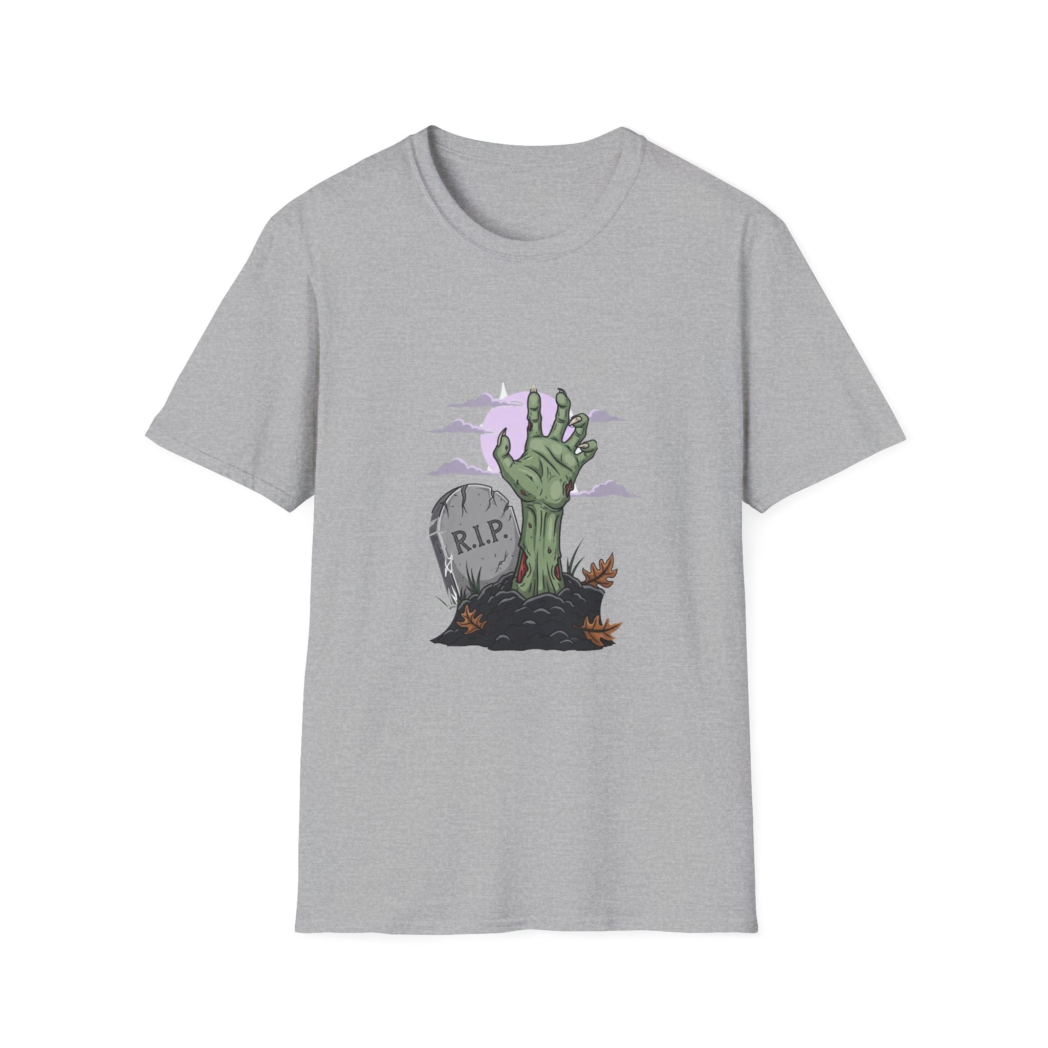 Spooky Graveyard T-Shirt, Halloween Tee, Unisex Graphic Shirt, R.I.P Tee, Funny Halloween Costume, Autumn Fashion