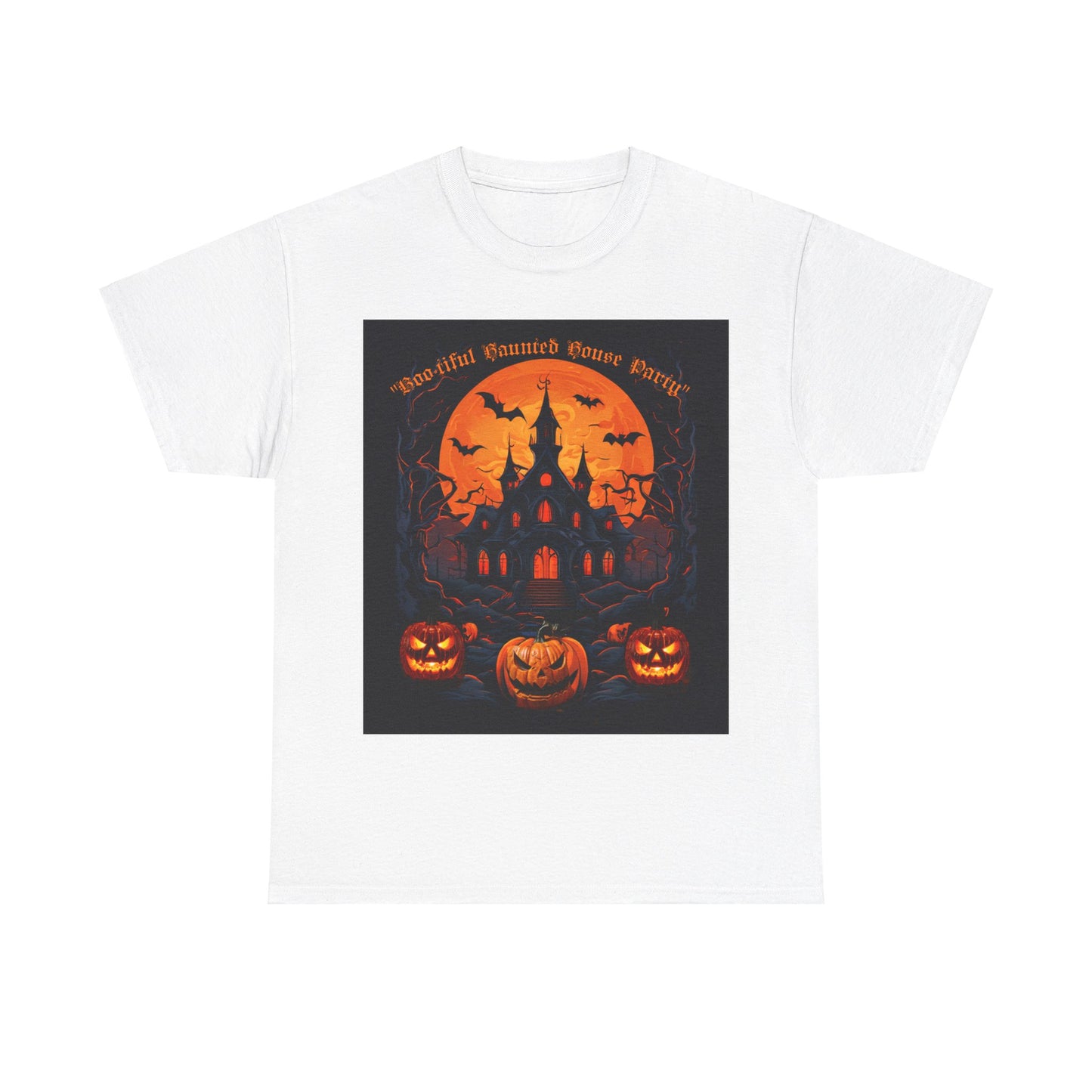 Boo Tiful Haunted House Party Unisex Heavy Cotton Tee