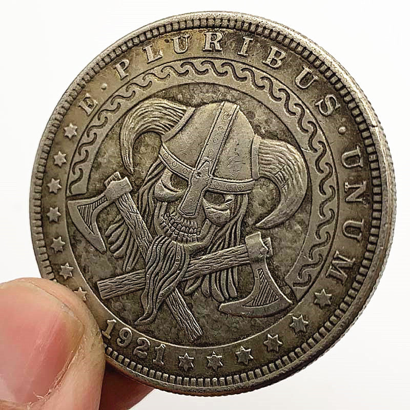 Skull Pirate Relief Commemorative Coin