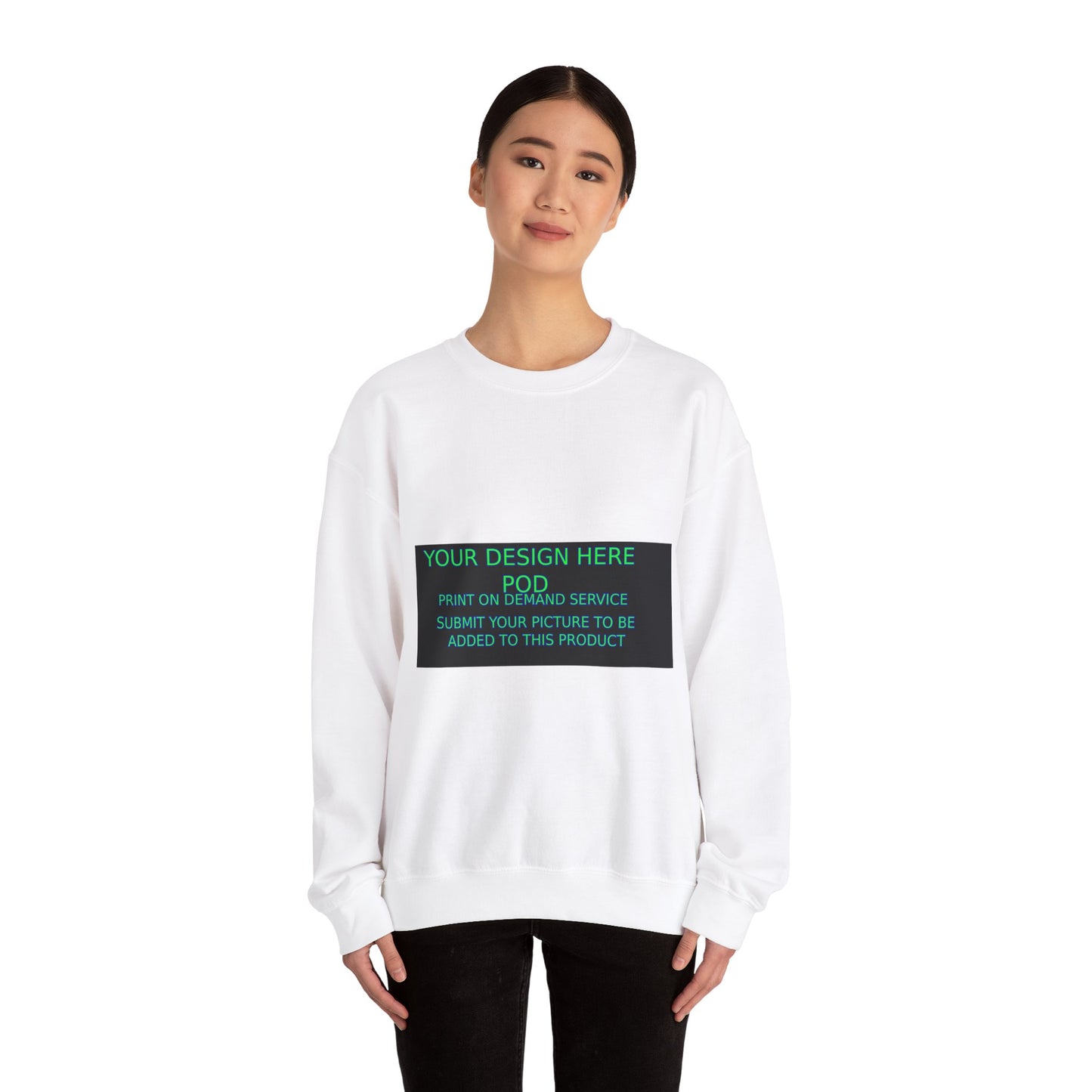 Customizable Unisex Heavy Blend™ Crewneck Sweatshirt | Personalized Print-On-Demand