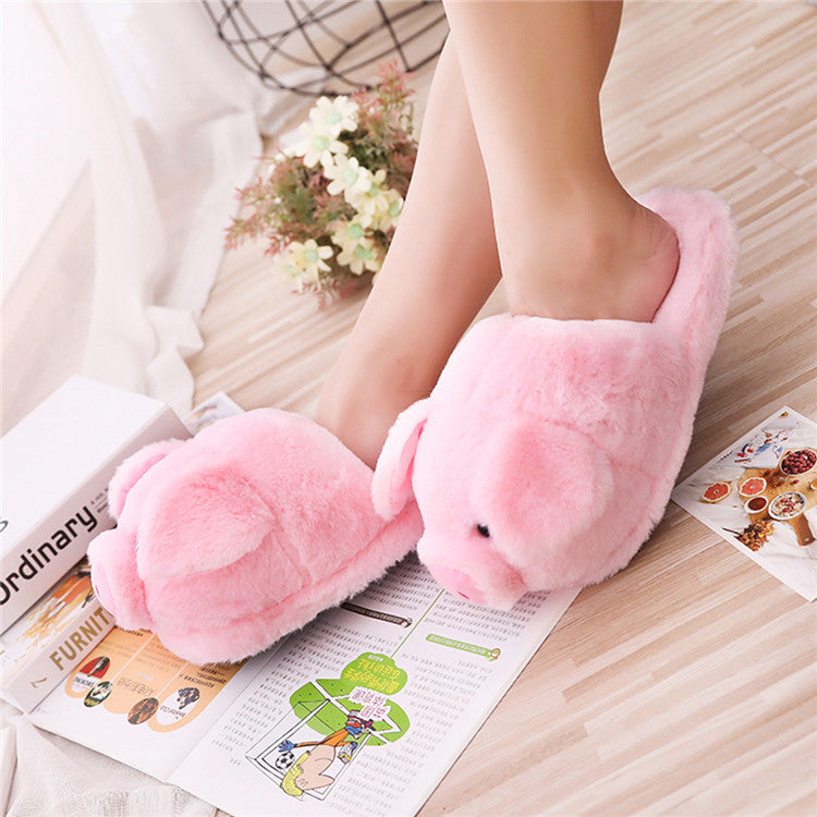 Cute pig pig floor slippers