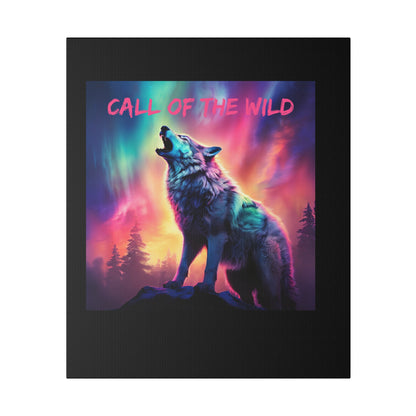 Call Of The Wild Matte Canvas, Stretched, 0.75"