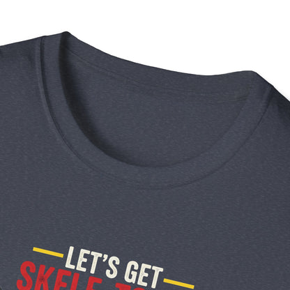 Let's Get Skele-Toned Halloween T-Shirt | Funny Fitness Tee, Unisex Halloween Apparel, Spooky Gym Shirt, Skeleton Workout Top, Unique Gift