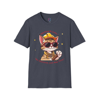 Cool Cat Nap Time T-Shirt, Funny Cat Tee, Gift for Cat Lovers, Relaxed Fit, Vintage Style, Perfect for Birthdays, Holidays - S-Mart Shop Smart Treasures