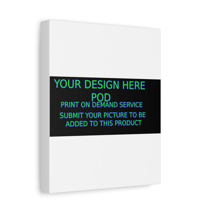 Custom Matte Canvas Print - Create Your Design