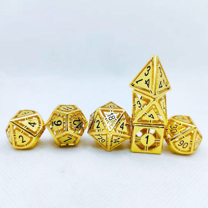 Fashion Black Word Hollow Dice