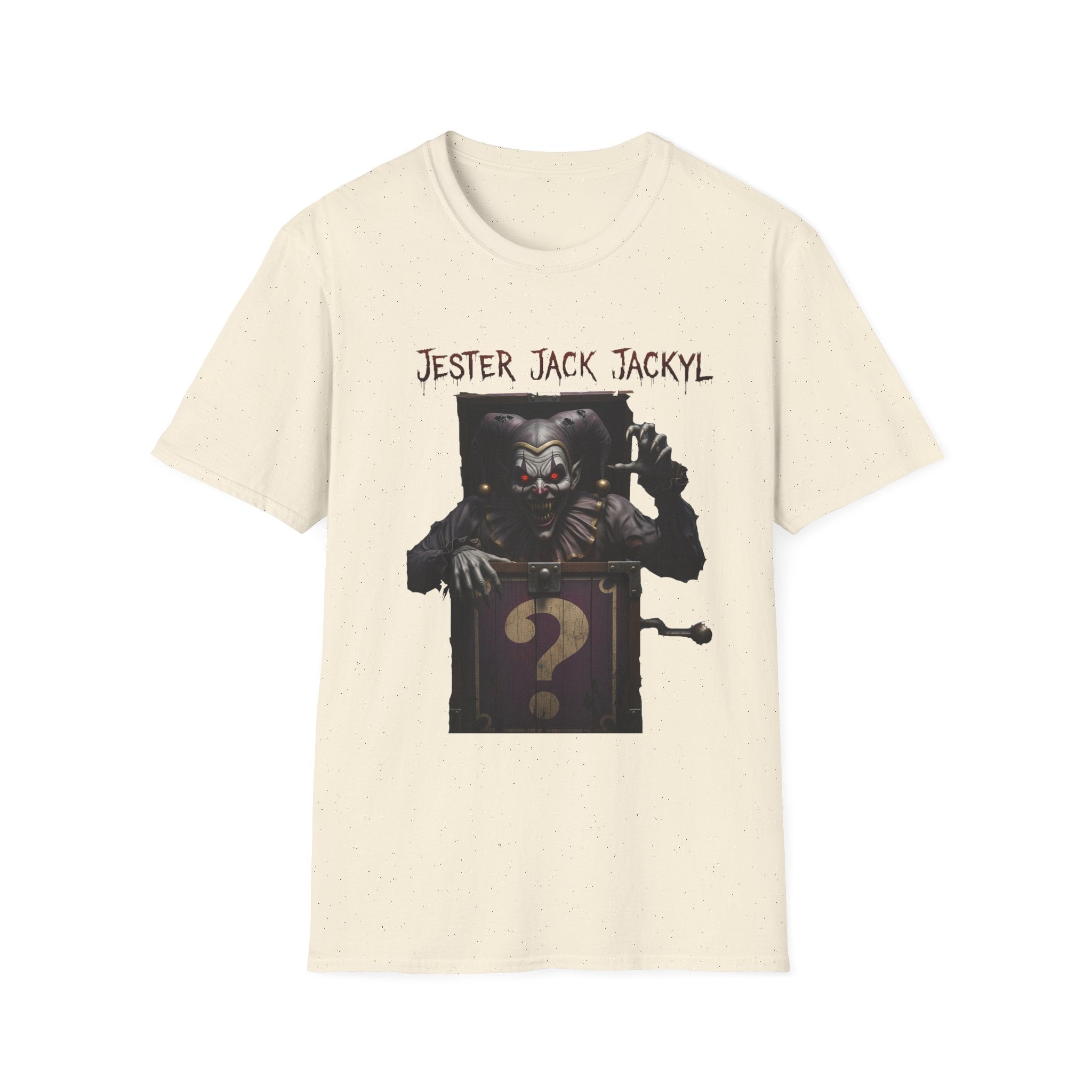 Jester Jack Jackyl Creepy Clown Graphic T-Shirt, Perfect for Halloween, Horror Fans, Scary Movie Night, Unisex Gift, Fun Adult Apparel