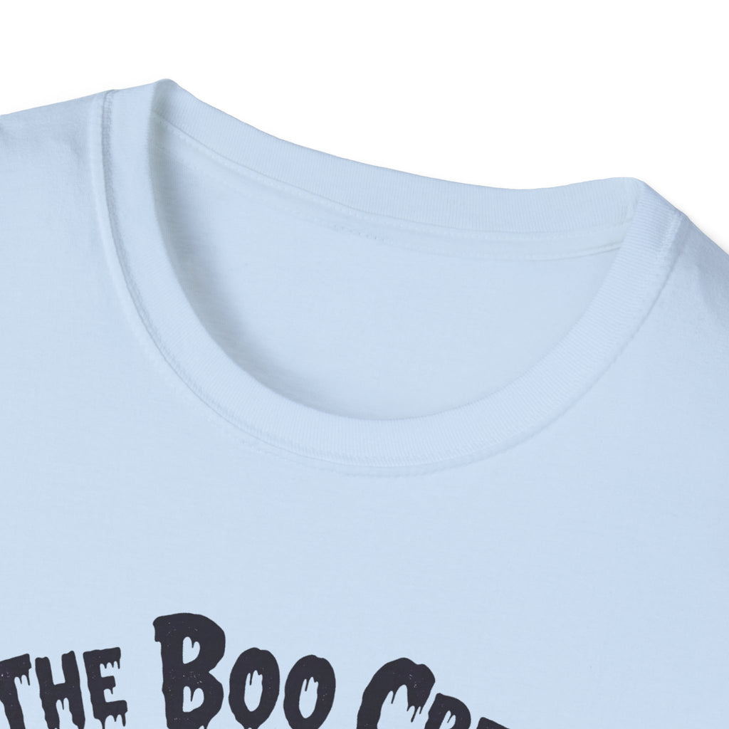 The Boo Crew T-Shirt - Spooky Halloween Tee, Unisex Casual Wear, Perfect for Trick-or-Treat, Halloween Party, Gift for Ghost Lovers