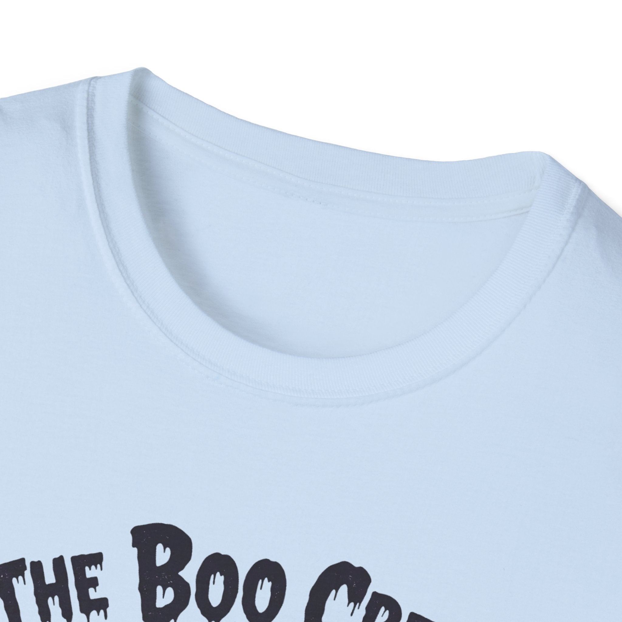 The Boo Crew T-Shirt - Spooky Halloween Tee, Unisex Casual Wear, Perfect for Trick-or-Treat, Halloween Party, Gift for Ghost Lovers