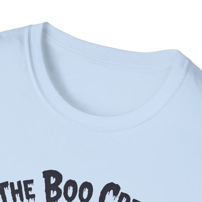 The Boo Crew T-Shirt - Spooky Halloween Tee, Unisex Casual Wear, Perfect for Trick-or-Treat, Halloween Party, Gift for Ghost Lovers
