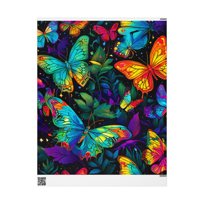 Butterfly Gift Wrap Wrapping Papers