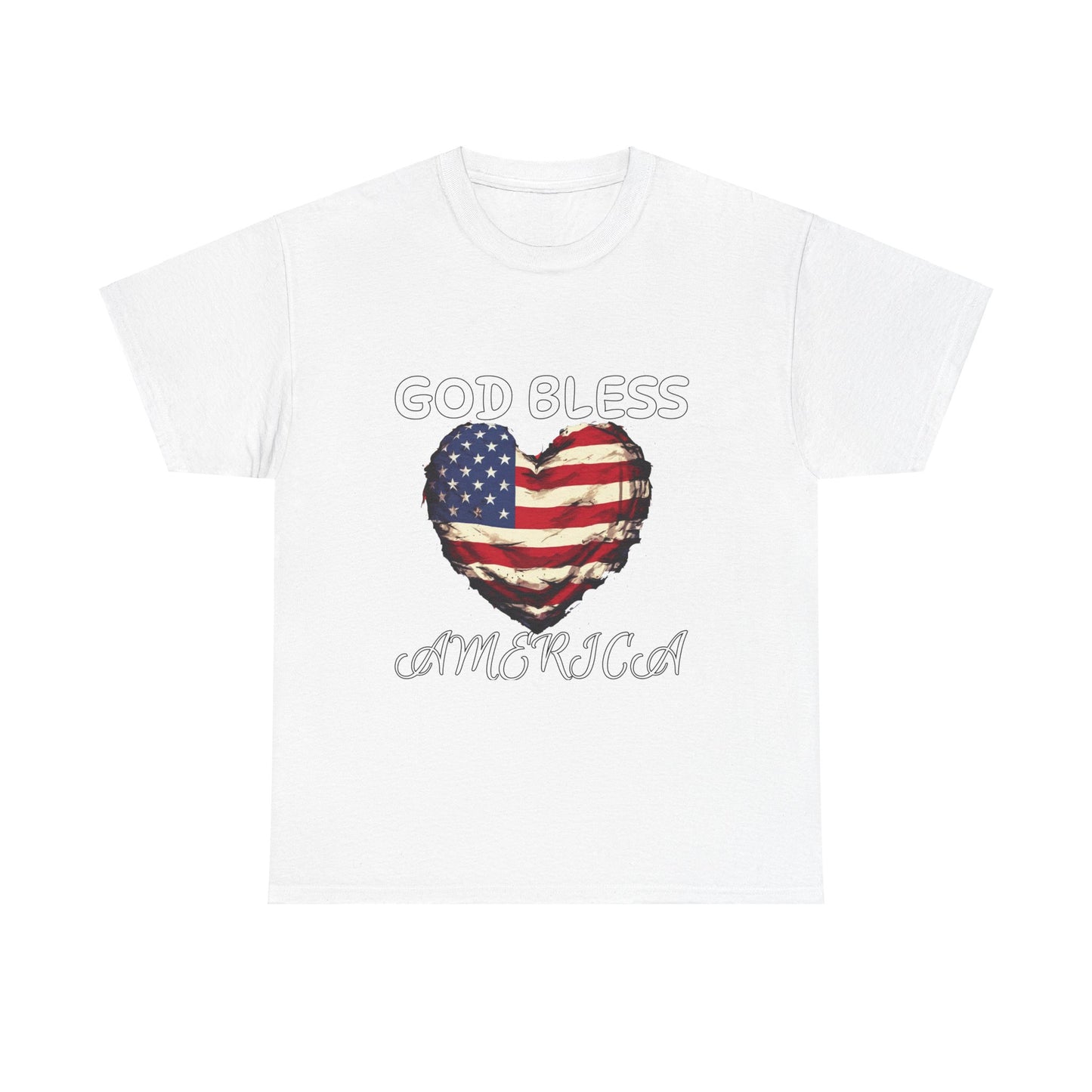 God Bless America Unisex Heavy Cotton Tee