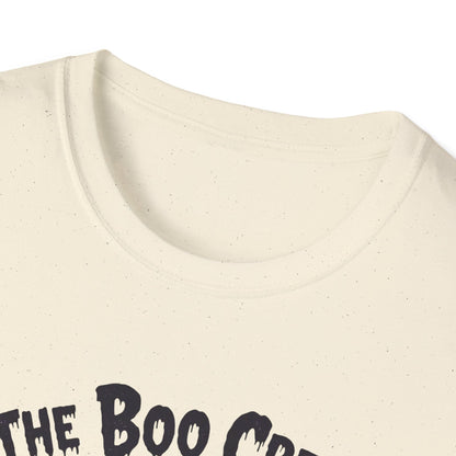 The Boo Crew T-Shirt - Spooky Halloween Tee, Unisex Casual Wear, Perfect for Trick-or-Treat, Halloween Party, Gift for Ghost Lovers