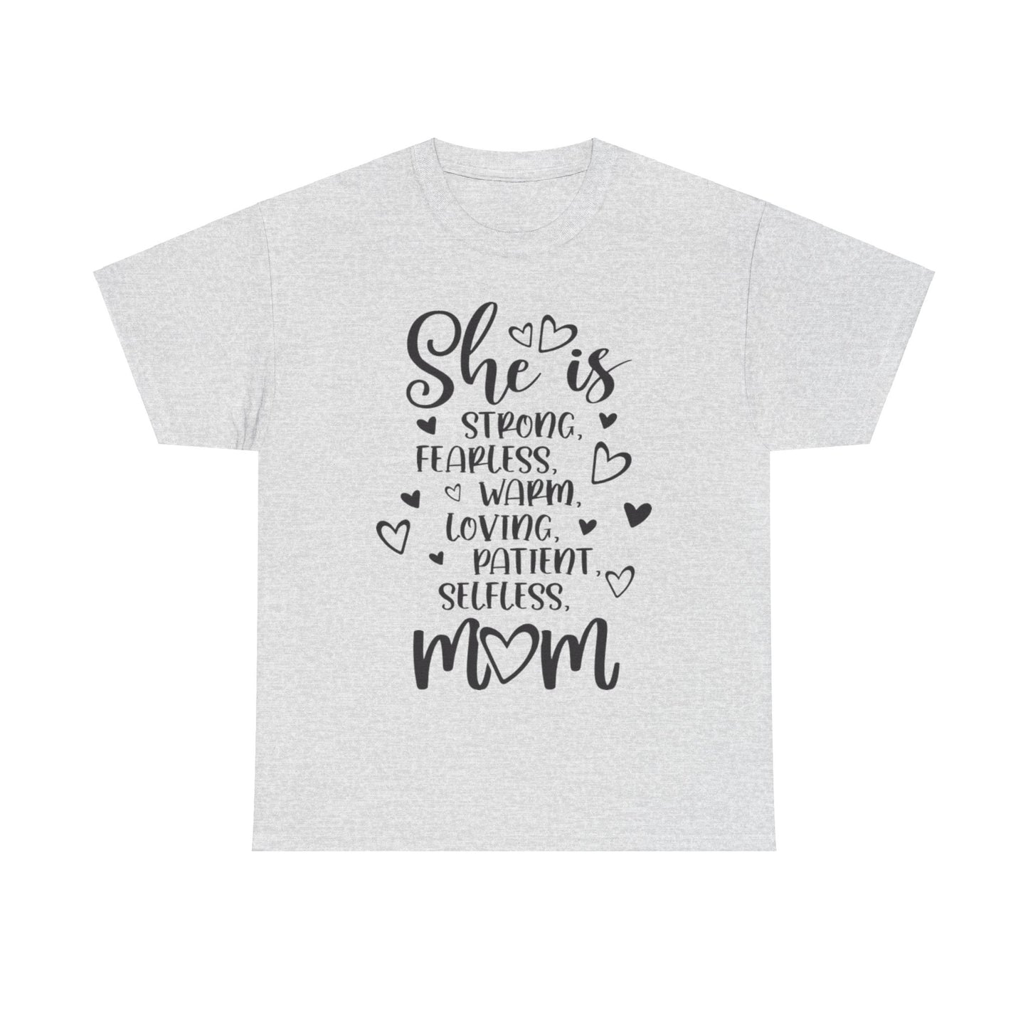 She is mom Unisex Heavy Cotton Tee