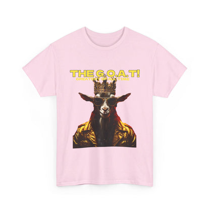 The G.O.A.T Greatest Of All Time submit custom order to add your name!   Unisex Heavy Cotton Tee