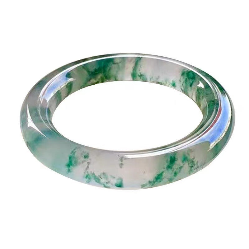 Jade Natural Bracelet Ice-like Floating Flowers