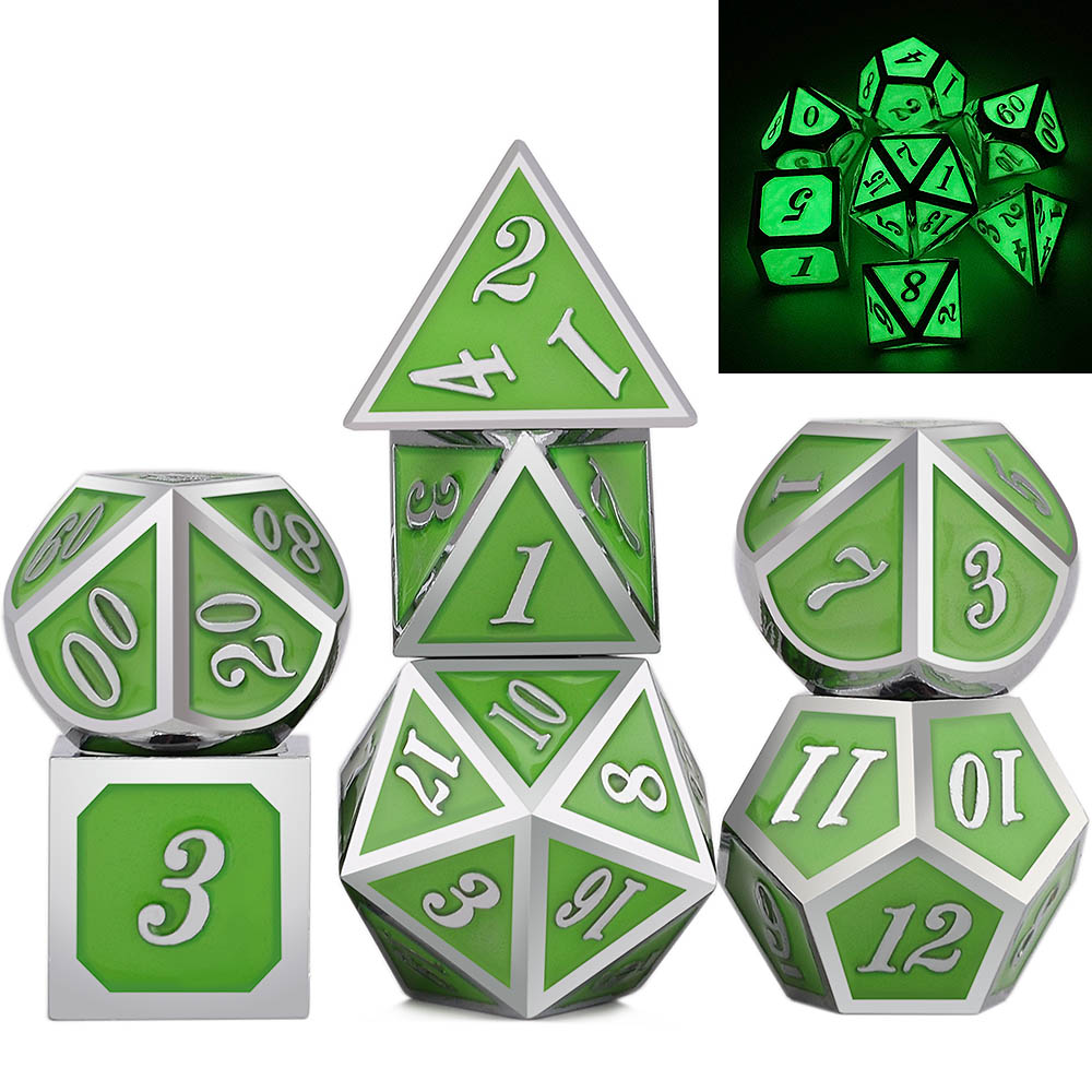 Metal game dice