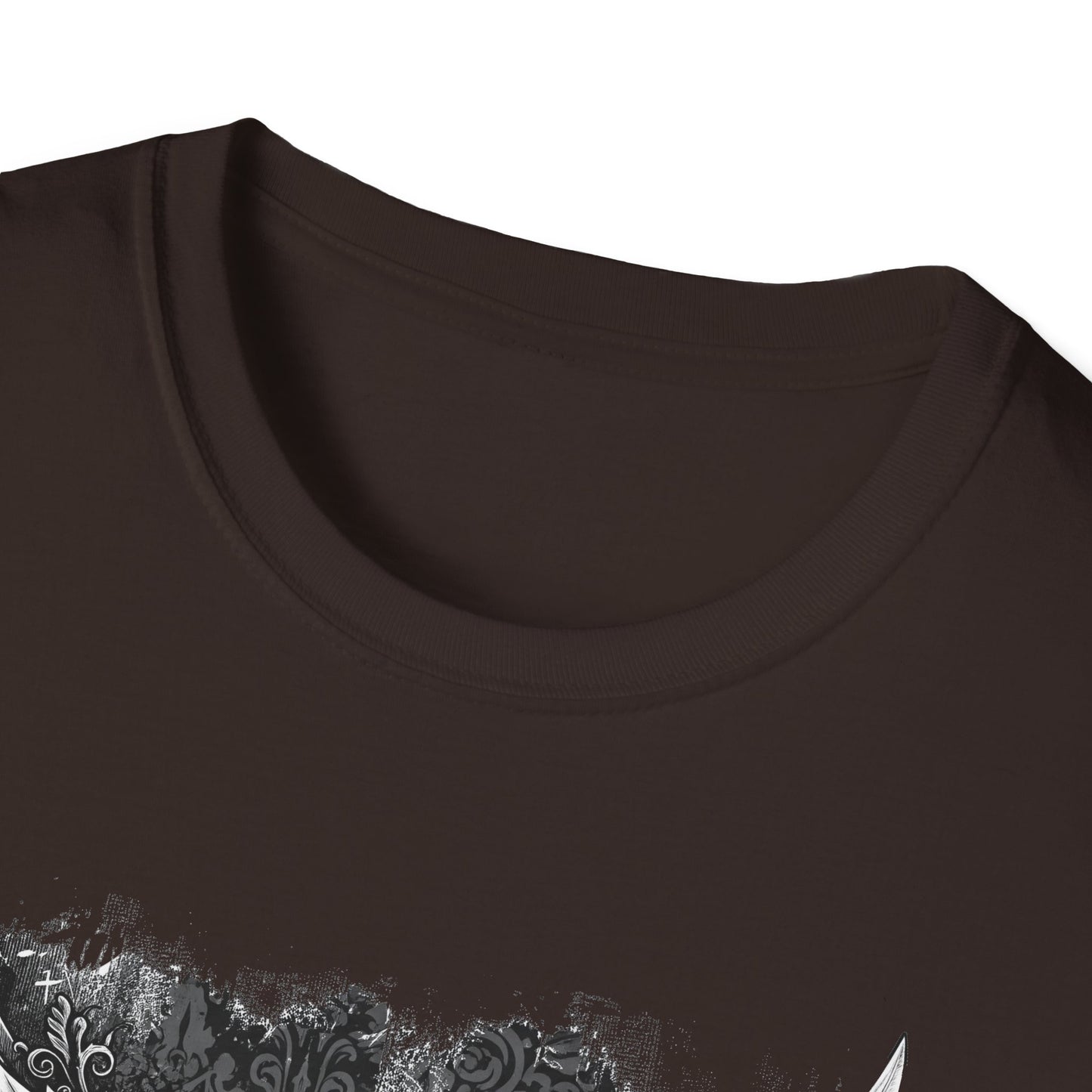 Gothic Winged Skull T-Shirt | Unisex Graphic Tee for Music Lovers, Halloween, Casual Wear, Gift for Him & Her