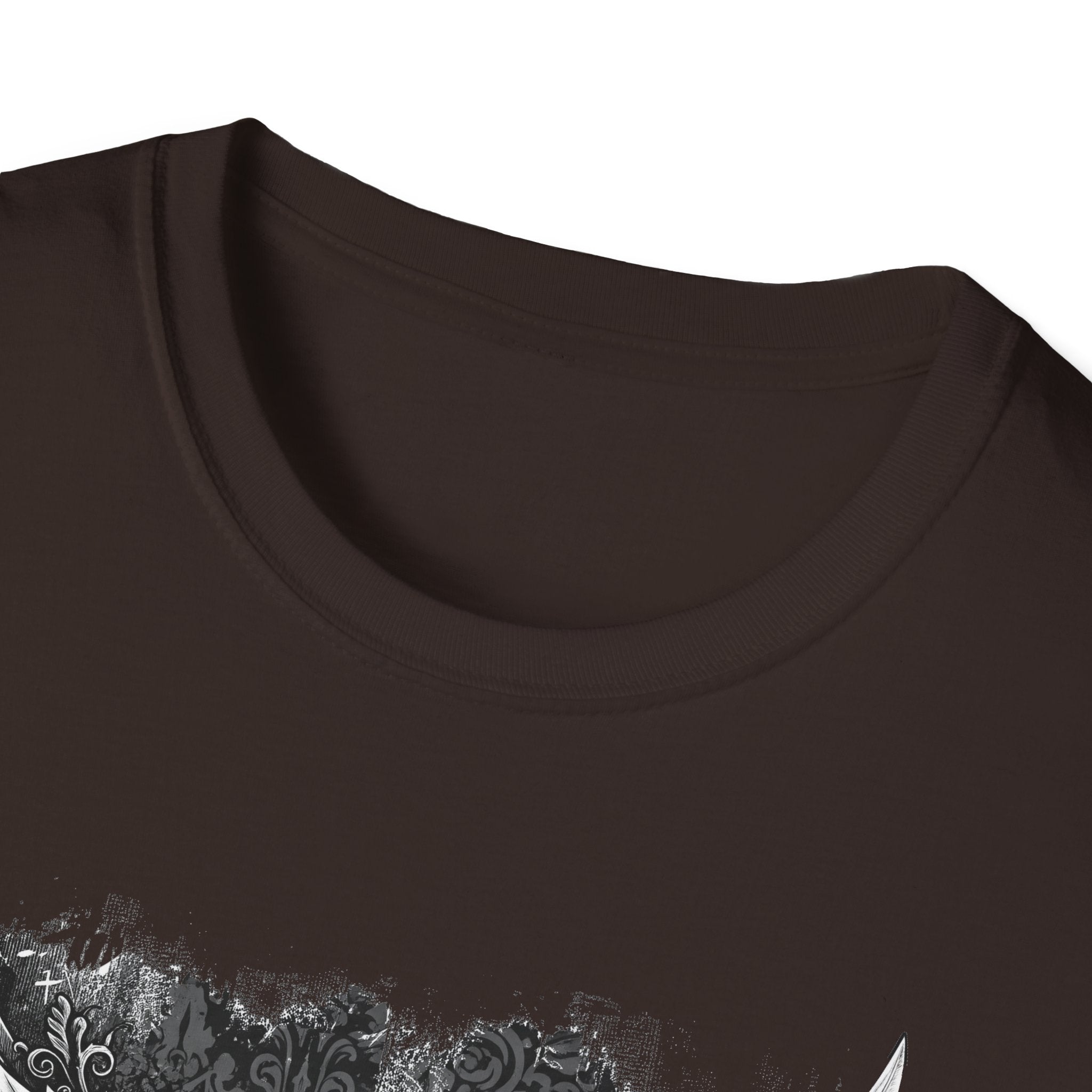 Gothic Winged Skull T-Shirt | Unisex Graphic Tee for Music Lovers, Halloween, Casual Wear, Gift for Him & Her
