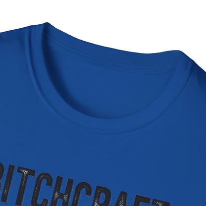 Witchcraft Bitchcraft The Art Of Pissing People Off  Unisex T-Shirt | Magic Lover Gift, Halloween Apparel, Art of Spell Casting Tee, Mystical Fashion