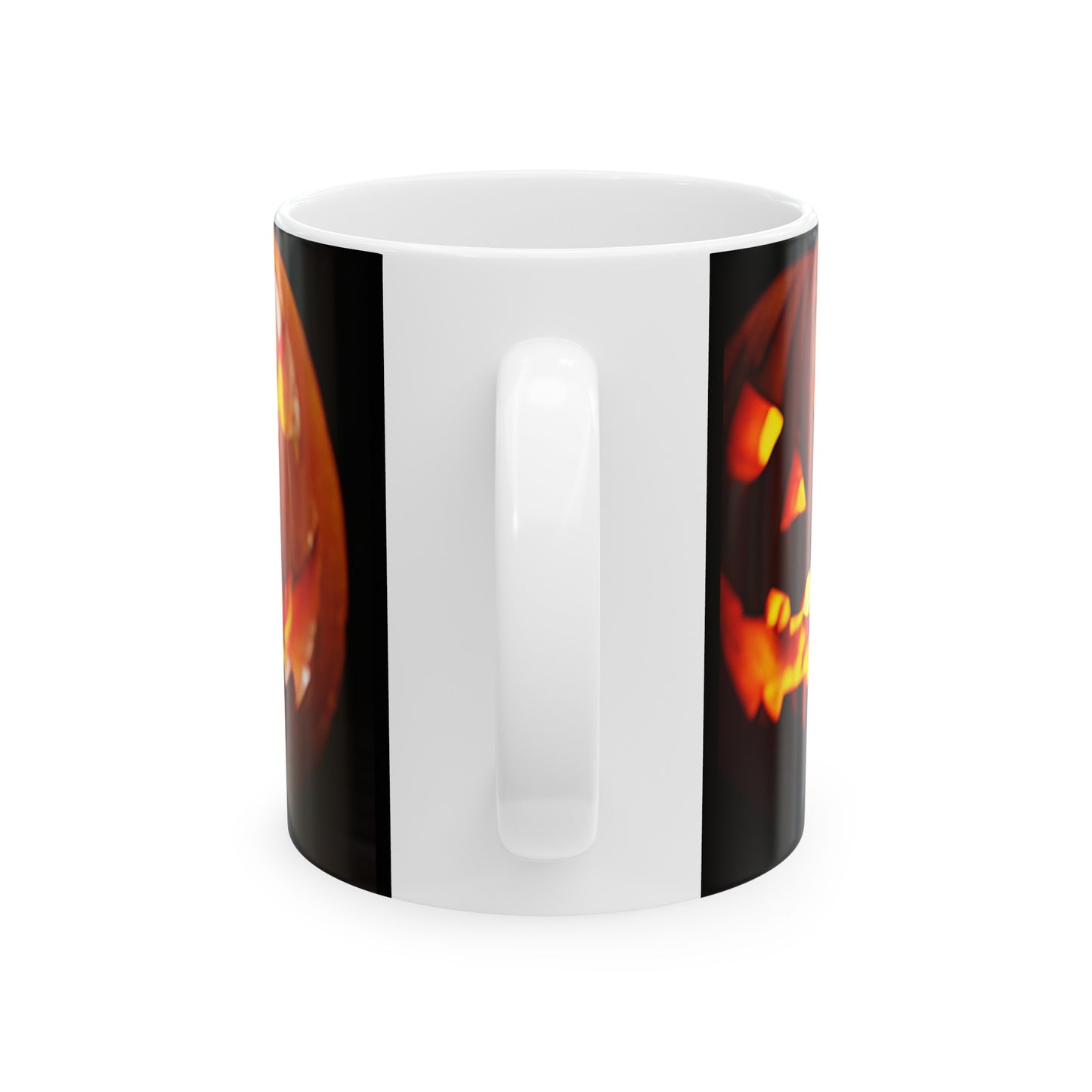 Halloween Jack O Lantern Ceramic Mug, (11oz, 15oz)