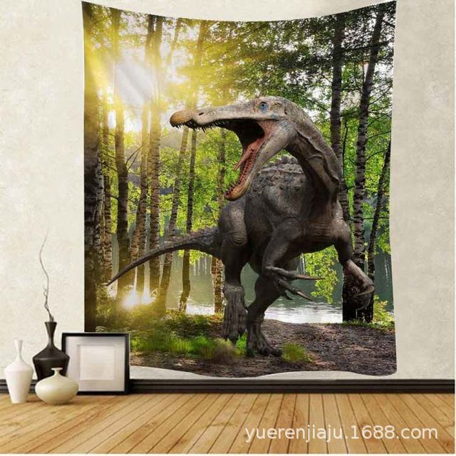 Dinosaur Wall Beach Carpet Cloth