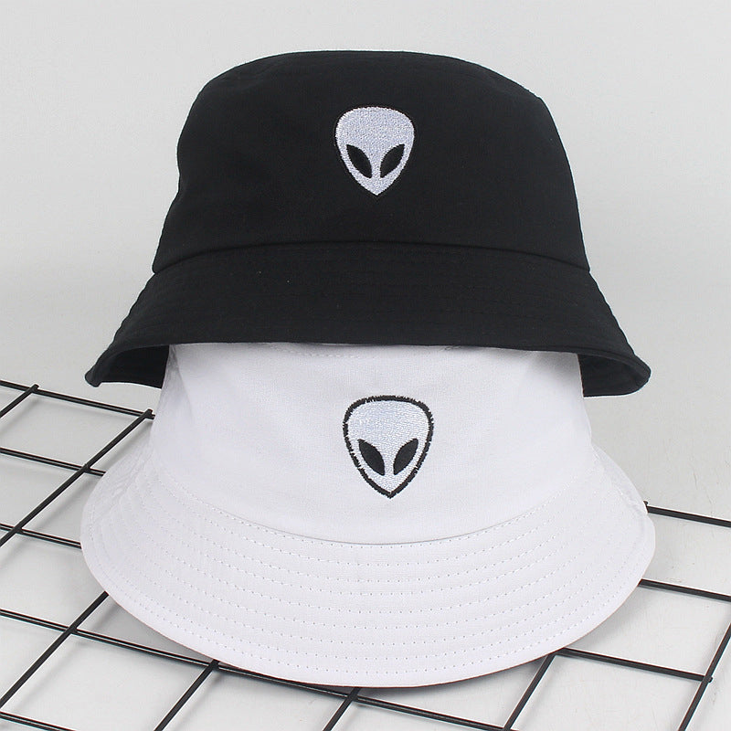 Alien embroidered fisherman hat outdoor sun hat