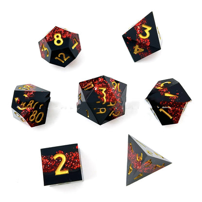 Black Clip Resin COC Running Dice