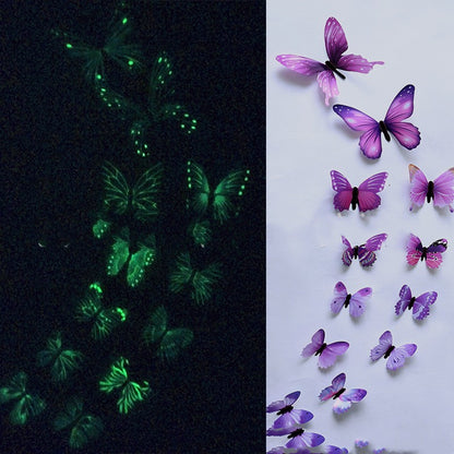 12 Luminous Glow Simulation Butterflies