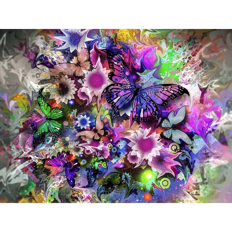 Colorful Butterfly Spectrum Diamond Painting