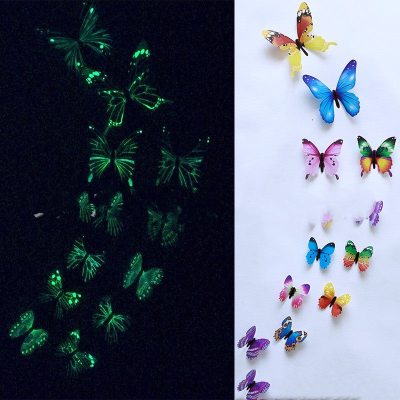 12 Luminous Glow Simulation Butterflies