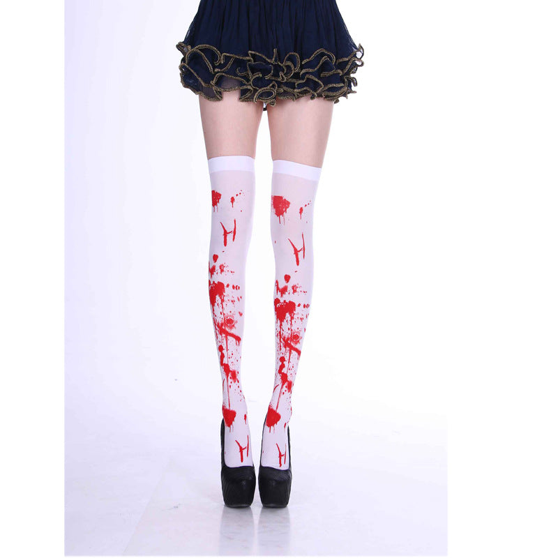 Festival Party Wang Shengjie Blood Skeleton Clothing Accessories Socks