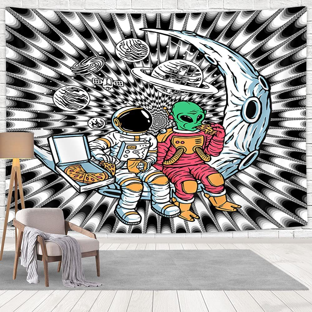 Hanging Alien Printed Background Cloth