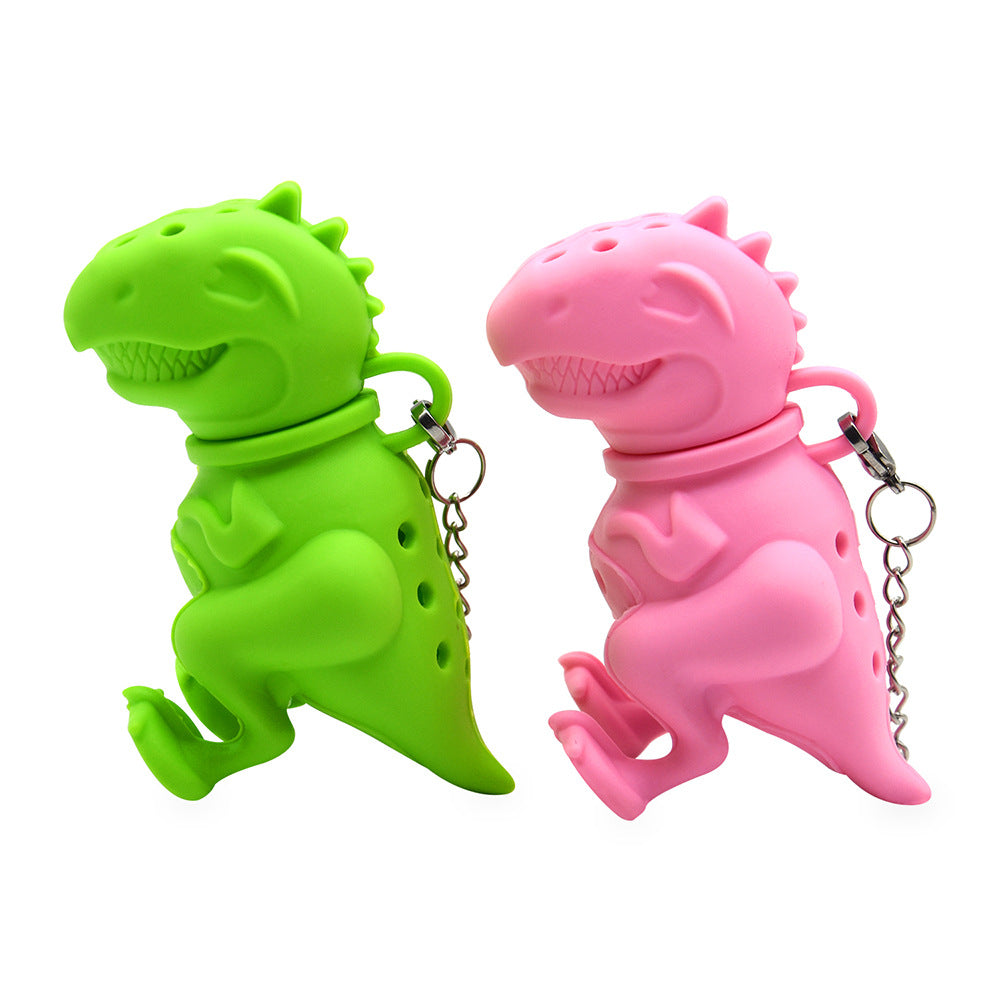 Creative Cute Silicone Dinosaur Tea Filter