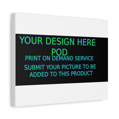 Custom Matte Canvas Print - Create Your Design