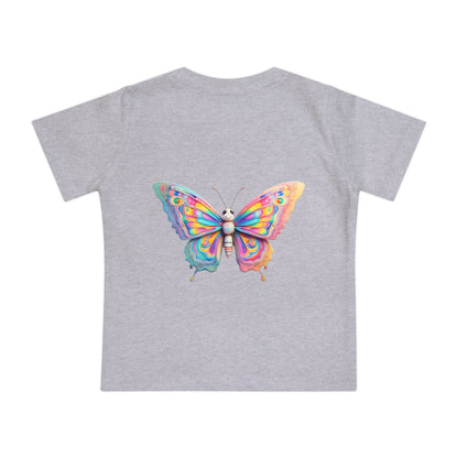 Colorful Baby Tiger & Butterfly Short Sleeve T-Shirt