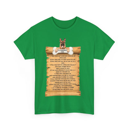 10 commandments Of A Cat Unisex Heavy Cotton Tee