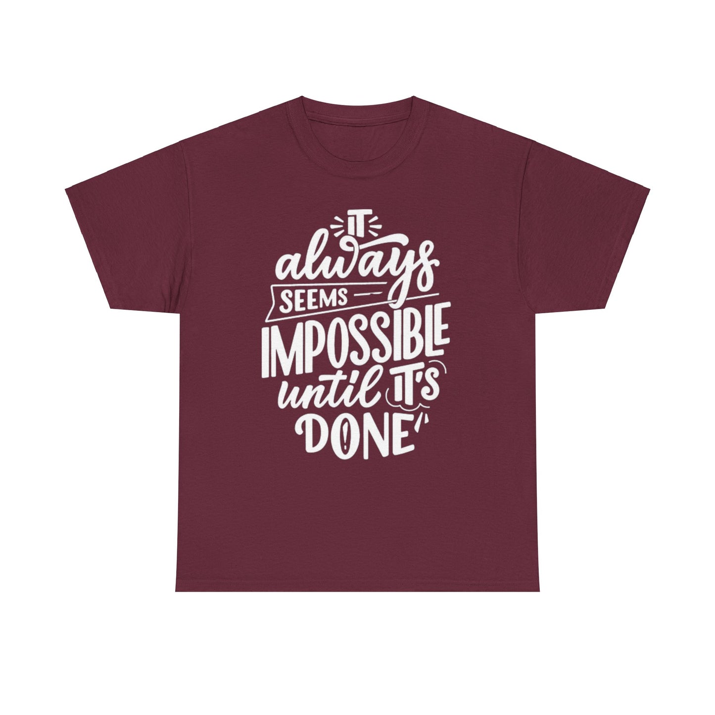 Not Impossible Unisex Heavy Cotton Tee